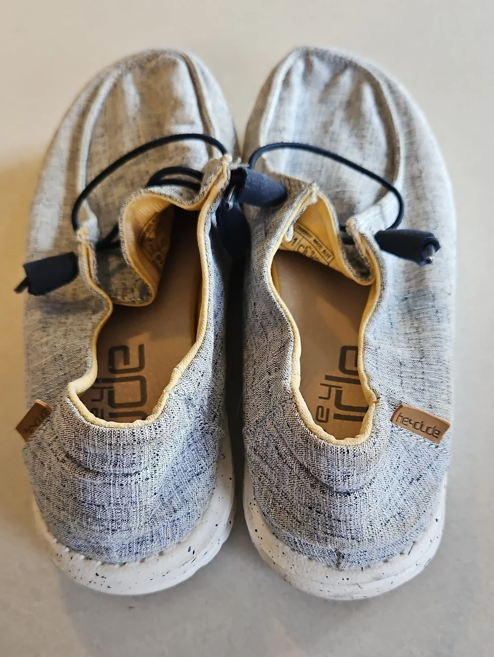 Hey Dude Wendy Chambray White Blue